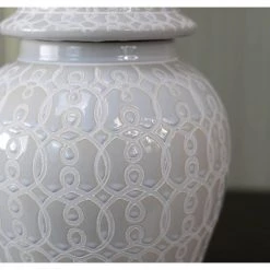 Import Collection Ellery Ceramic Jar Home Accents