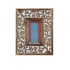 UMA Home Accents Wood Carved Photo Frame