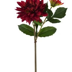 American Best 21" Real Touch Dahlia, Dark Red Floral Stems