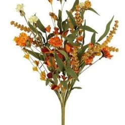 A&B Floral 22" Flower Bead Spike Bush