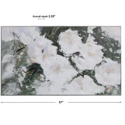 Uttermost Paintings & Prints Sweetbay Magnolias Hand Painted Canvas