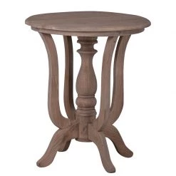 A&B Home Accent Furniture Wooden Side Table