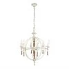 UMA Chandeliers White Circle Metal Chandelier
