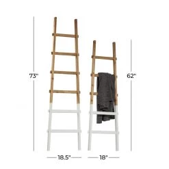 UMA Half Dipped Wooden Ladder (Various Sizes) Home Accents
