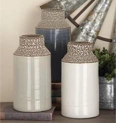 UMA Coastal Inspired Vase (Various Colors) Home Accents