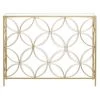 UMA Gold Metal Contemporary Console Table