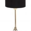UMA Gold Metal And Crystal Table Lamp