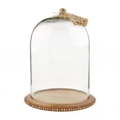 Mud Pie Glass Tassel Cloche Set (Various Sizes)