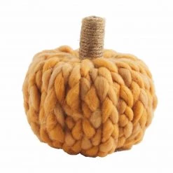 Mud Pie Orange Pumpkin Sitter (Various Sizes)