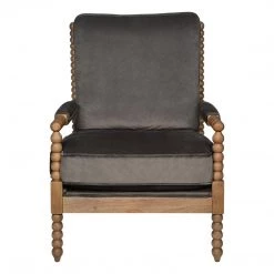 Forty West Designs Accent Chairs Willow Chair, Brownstone
