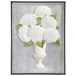 RAZ Imports Hydrangeas Framed Wall Art