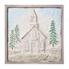 RAZ Imports Beautiful Framed Church Wall Decor