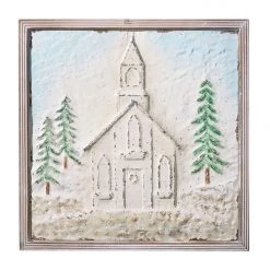 RAZ Imports Beautiful Framed Church Wall Decor