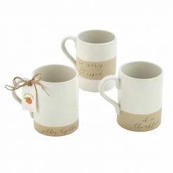 Mud Pie Stoneware Mug (Various Styles)