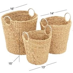 UMA Tan Seagrass Natural Storage Basket (Various Sizes) Vases, Bottles, & Containers 8 UMA Tan Seagrass Natural Storage Basket (Various Sizes) Vases, Bottles, & Containers