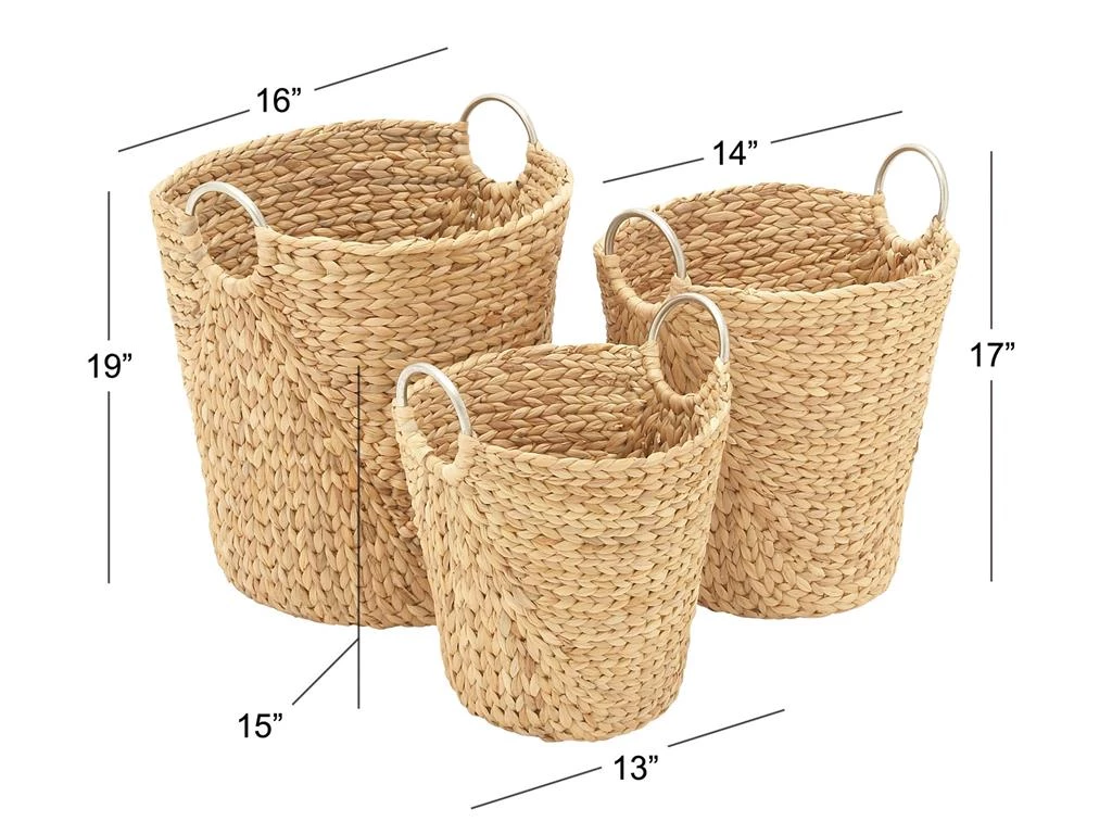 UMA Tan Seagrass Natural Storage Basket (Various Sizes) Vases, Bottles, & Containers 3 UMA Tan Seagrass Natural Storage Basket (Various Sizes) Vases, Bottles, & Containers