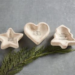 Mud Pie Christmas Trinket Dish (Various Styles)