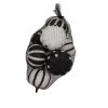K&K Interiors Glitter Black & White Pumpkins, Bag Of 8