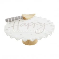 Mud Pie Happy Cake Pedestal Set Home Accents