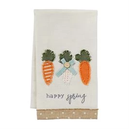 Mud Pie Tea Towels & Cloth Napkins Easter Applique Hand Towel (Various Styles) 2 Mud Pie Tea Towels & Cloth Napkins Easter Applique Hand Towel (Various Styles)