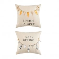 Mud Pie Easter Banner Applique Pillow (Various Styles) Pillows
