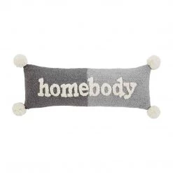 Mud Pie Homebody Hooked Pillow Pillows