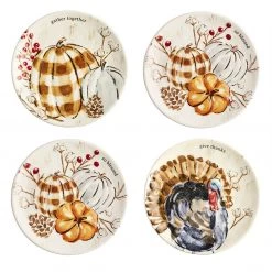 Mud Pie Thanksgiving Salad Plate (Various Styles)