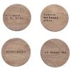 Mud Pie Home Accents Happy Home Coaster Set