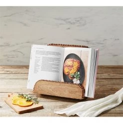 Mud Pie Beaded Wood Cookbook Or Tablet Holder