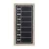 UMA Wood Wall Chalkboard Home Accents
