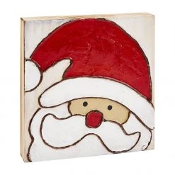 Mud Pie Home Accents Christmas Art Block (Various Styles)