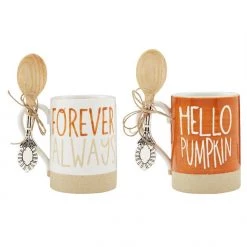 Mud Pie Thanks Mug Set (Various Styles)