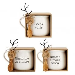 Mud Pie Cocoa Mug Set (Various Styles)