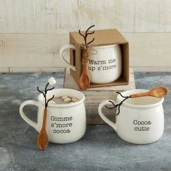 Mud Pie Cocoa Mug Set (Various Styles)