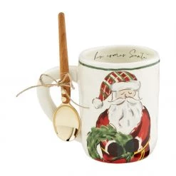 Mud Pie Santa Mug Set (Various Styles)