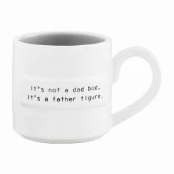 Mud Pie Dad Sentiment Mug, "Dad Bod"