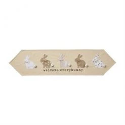 Mud Pie Table Runners Welcome Everybunny Runner