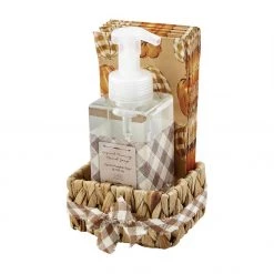 Mud Pie Fall Soap & Guest Towel Basket (Various Styles)