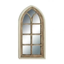 UMA Arched Wooden Wall Mirror