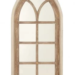UMA Arched Wooden Wall Mirror