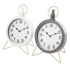 UMA Metal Tabletop Clock (Various Colors)