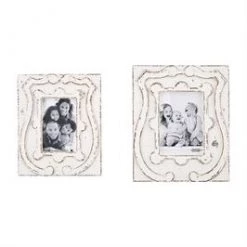 Mud Pie Antiqued Crest Photo Frame (Various Sizes)