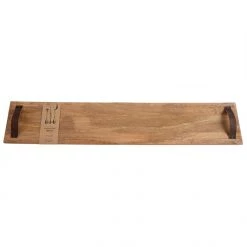 Mud Pie Long Oversized Wood Board Decorative Trays & Risers