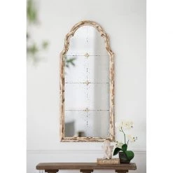 A&B Home Distressed Antique Wall Mirror Mirrors