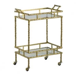 A&B Home Gold Bar Cart