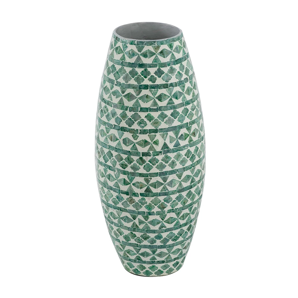 A&B Home Capiz Geometric Vase 1 A&B Home Capiz Geometric Vase