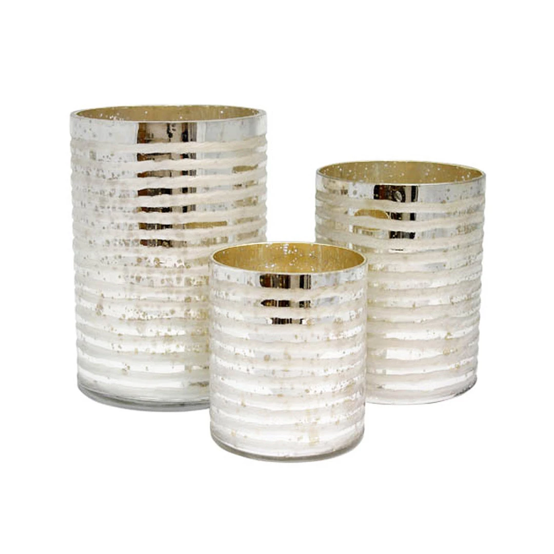 Import Collection Candleholders Mila Round Glass Candleholder (Various Sizes) 1 Import Collection Candleholders Mila Round Glass Candleholder (Various Sizes)