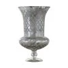 Import Collection Vases, Bottles, & Containers Bloomberg Glass Vase, Silver (Various Sizes)