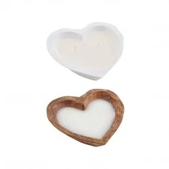 Mud Pie Home Accents Heart Bowl Candle (Various Styles)