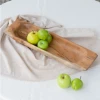 A&B Home Natural Teak Tray Home Accents
